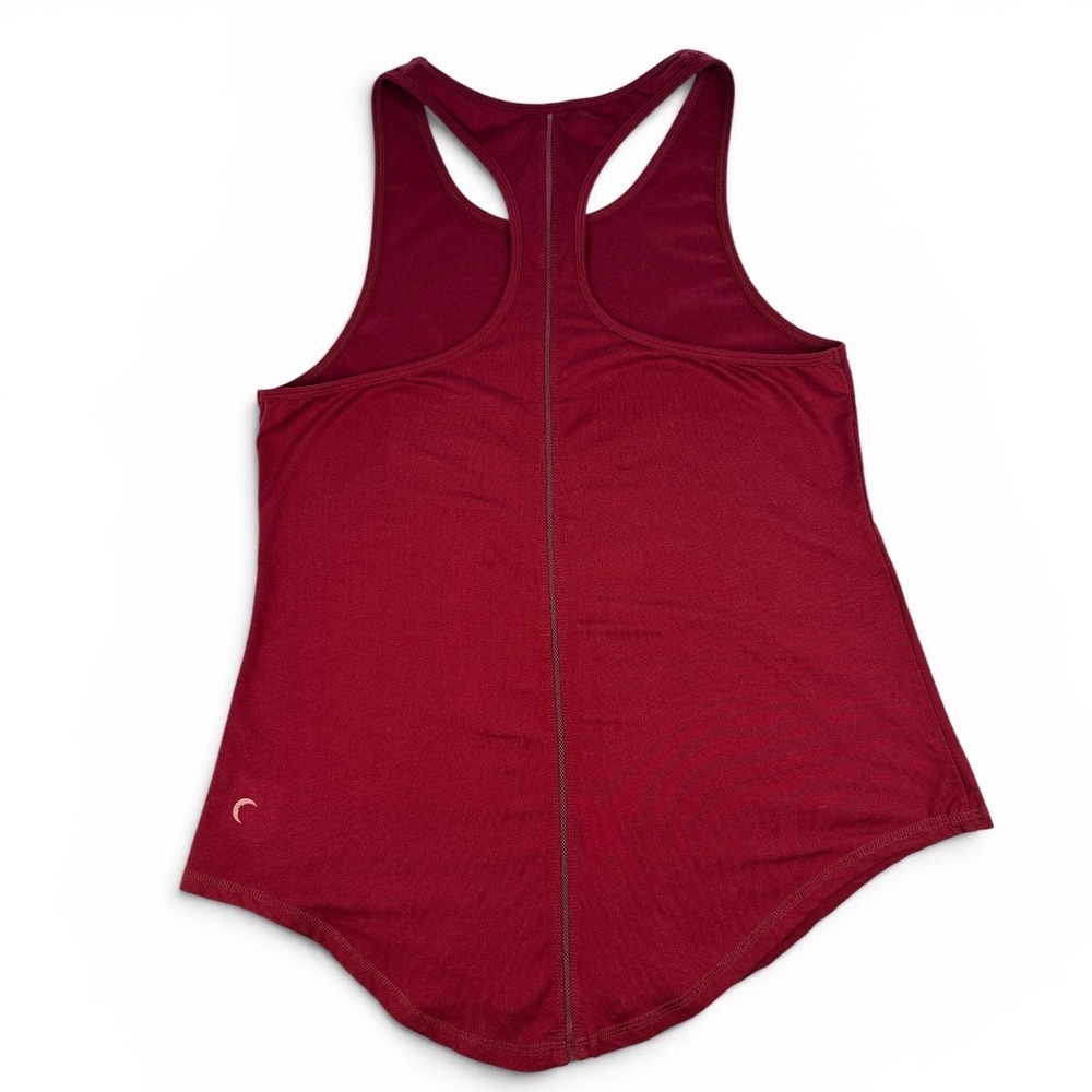 ZYIA Active Women's Large Burgundy Racerback Workout Tank Top Flowy Athletic - Picture 2 of 6
